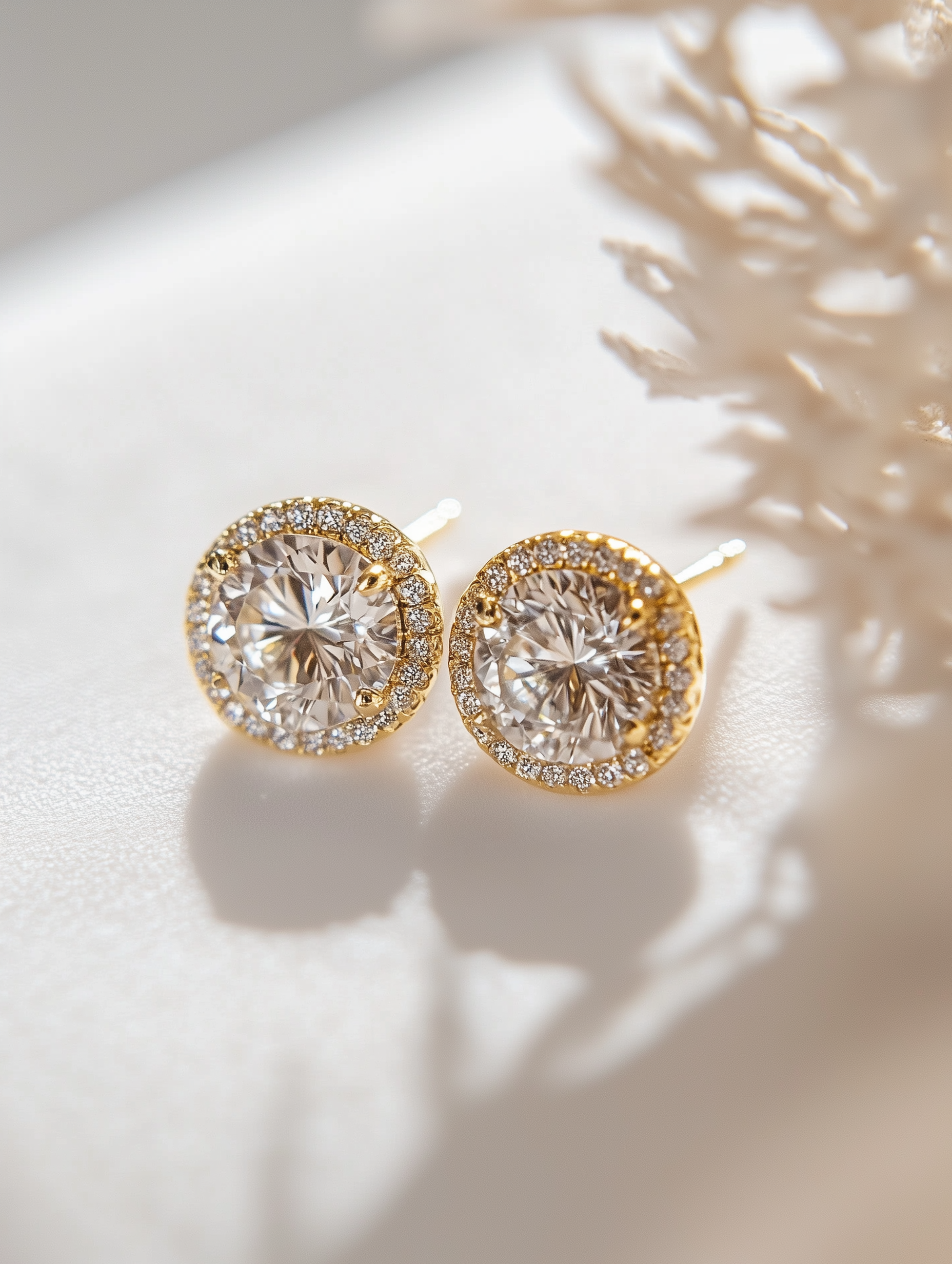 Gilded Age Halo Earrings