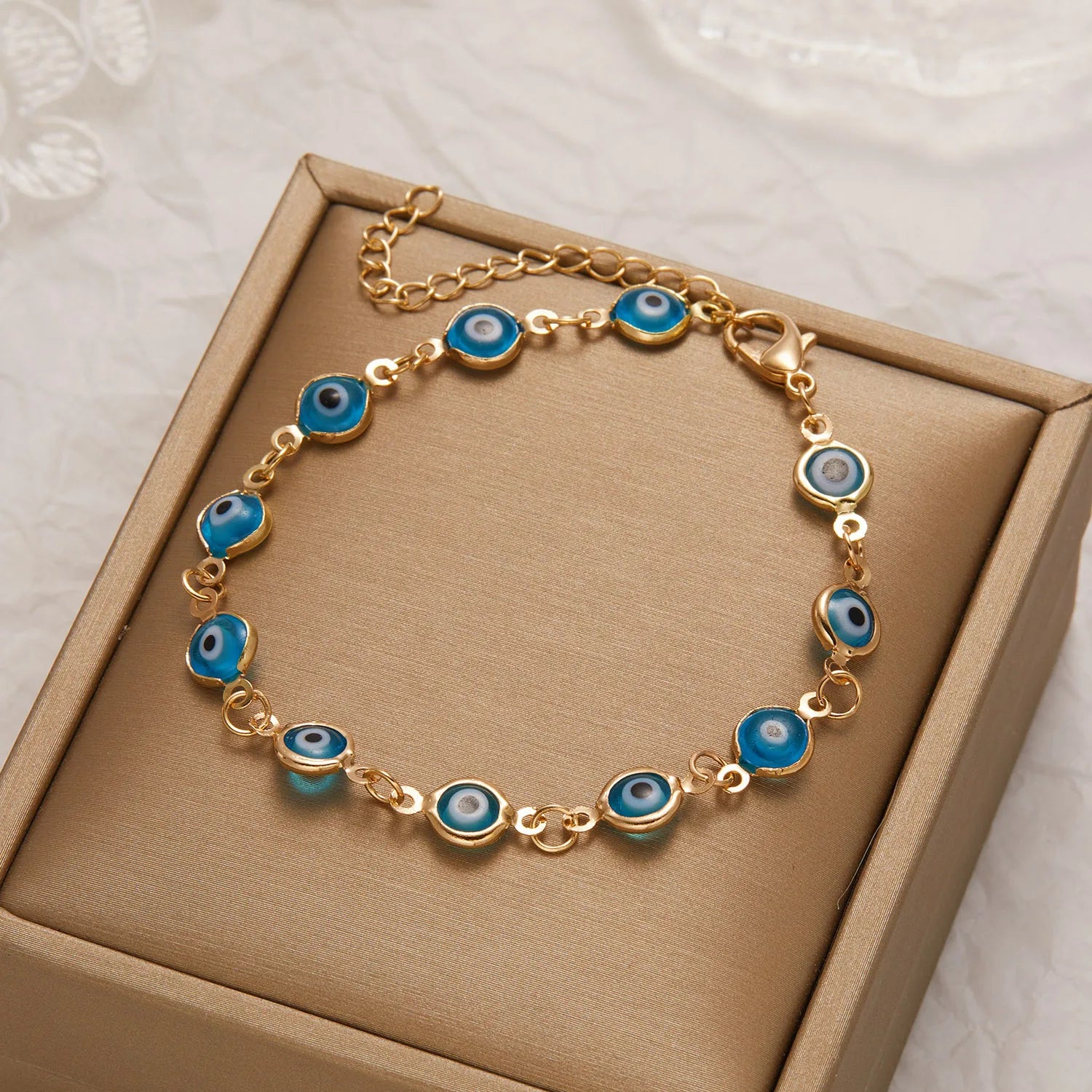 Good-Luck Eye Chain Bracelet