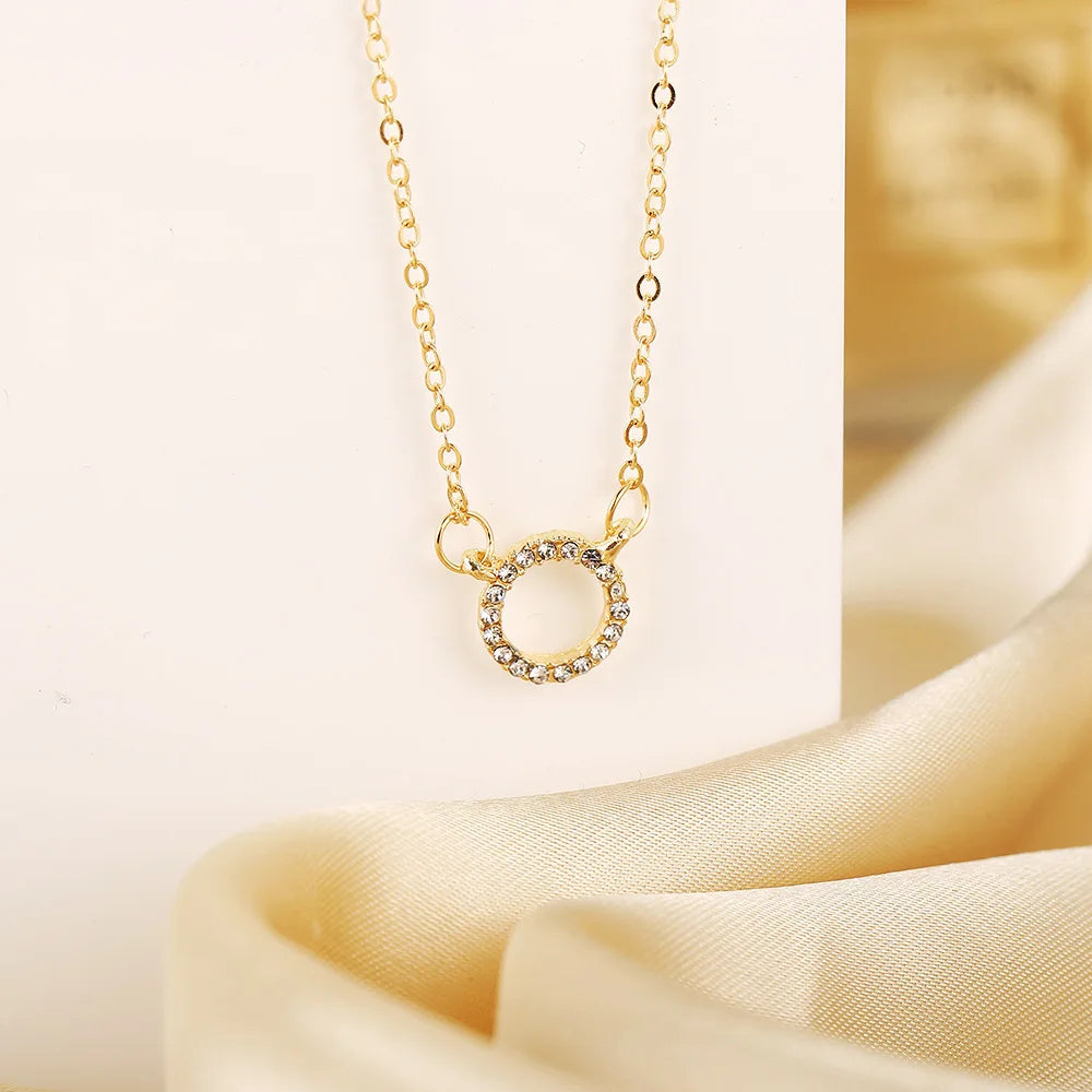 Eternal Halo Circle Necklace