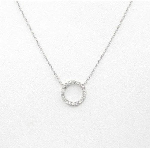 Eternal Halo Circle Necklace